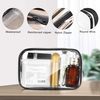 Bolsas de art&iacute;culos de tocador de viaje de bolsa de cosm&eacute;ticos impermeable de PVC transparente