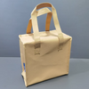 Isolierte Lunch-Tragetasche im Kraftpapier-Stil