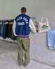 Bolso tote de lona juvenil con asa suave de gran capacidad