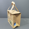 Isolierte Lunch-Tragetasche im Kraftpapier-Stil