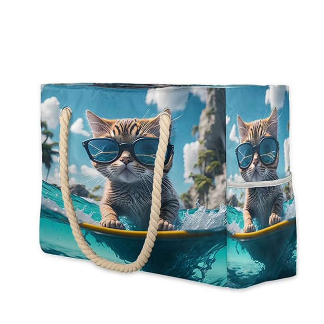 防水防砂ビーチトートバッグ