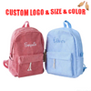 Mochila de pana bordada para ni&ntilde;as